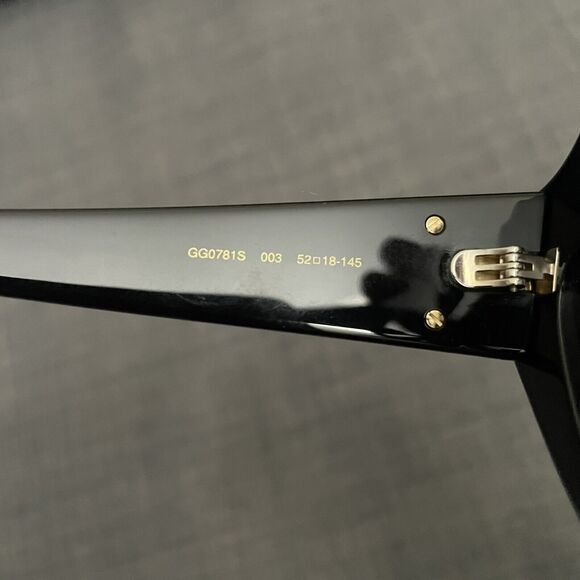 GUCCI SUNGLASSES GG0781S HOLLYWOOD FOREVER CRYSTAL CAT EYE ACETATE $1,200